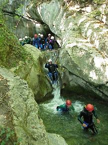 canyoning
